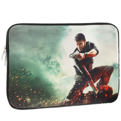 3D Effects Movie Pattern Soft Sleeve Case Zipper Bag with Dual-Zipped Close for 15 inch Laptop - Click Image to Close